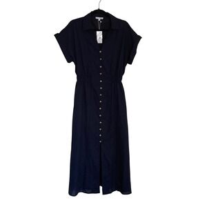 Baltic Born Navy Midi Dress NWT